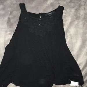 Black top with lace